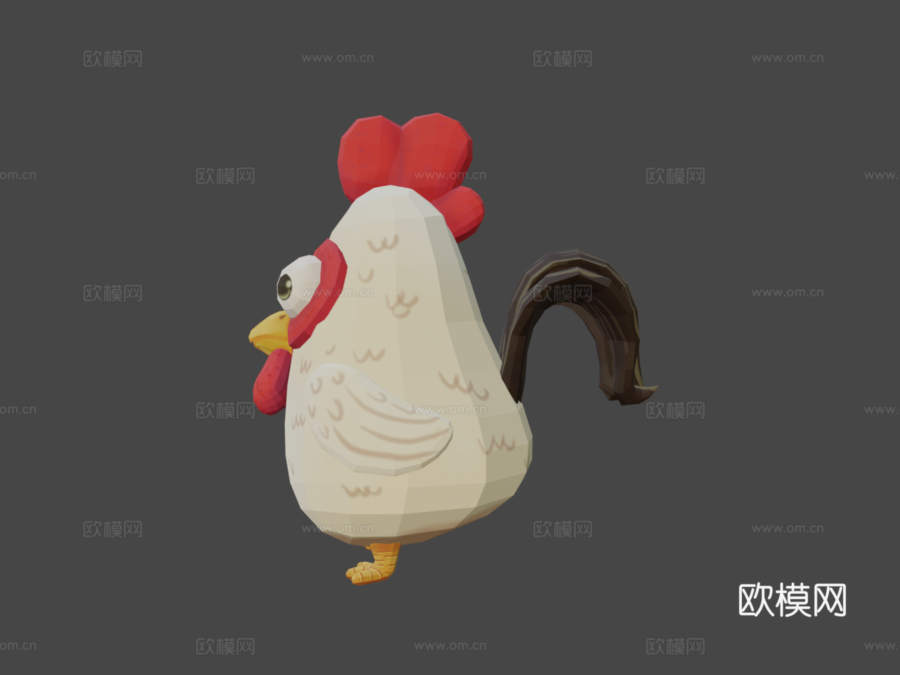 小鸡巴克su模型下载（渲染图8）