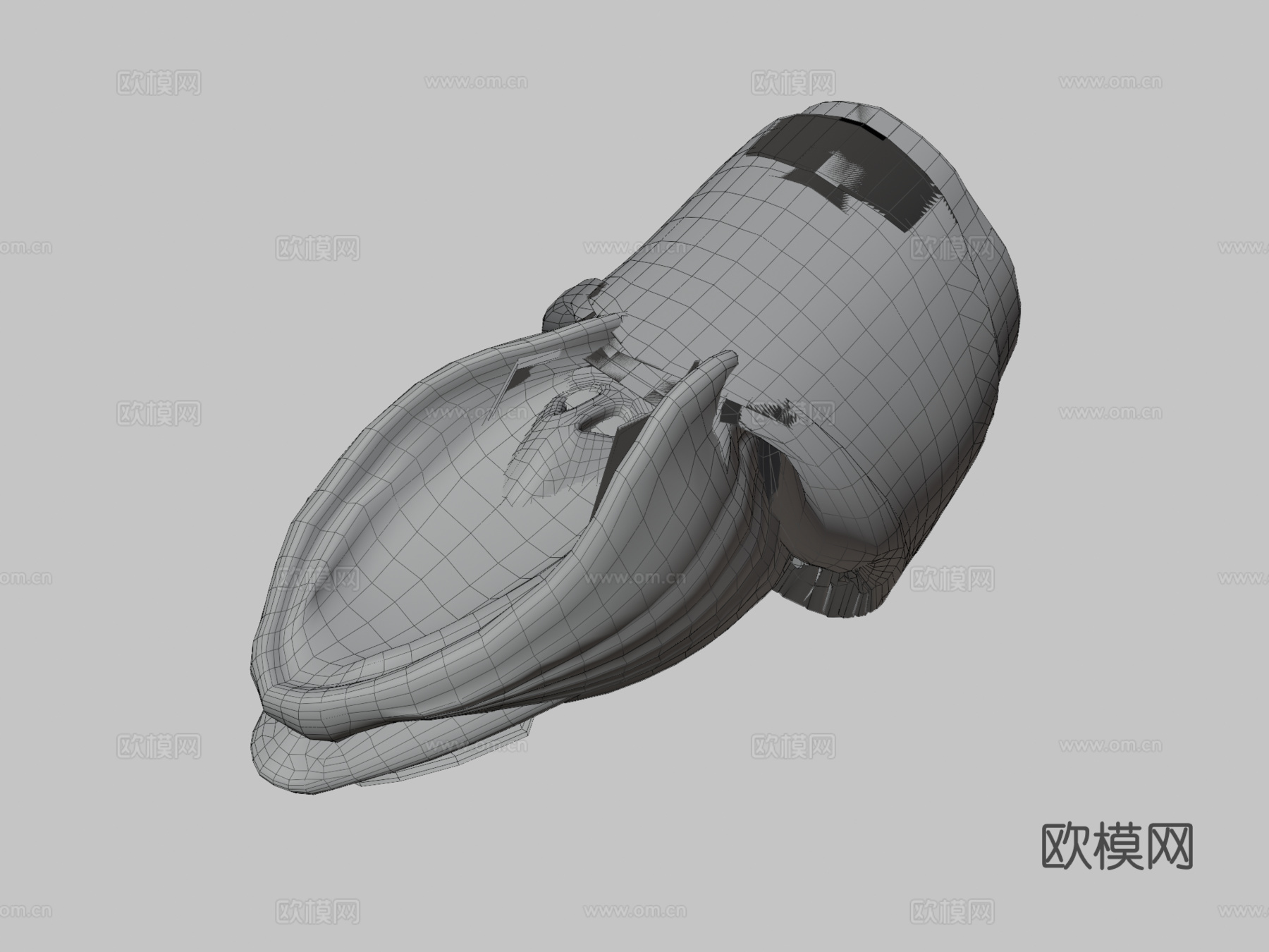 蓝鲸动画版su模型