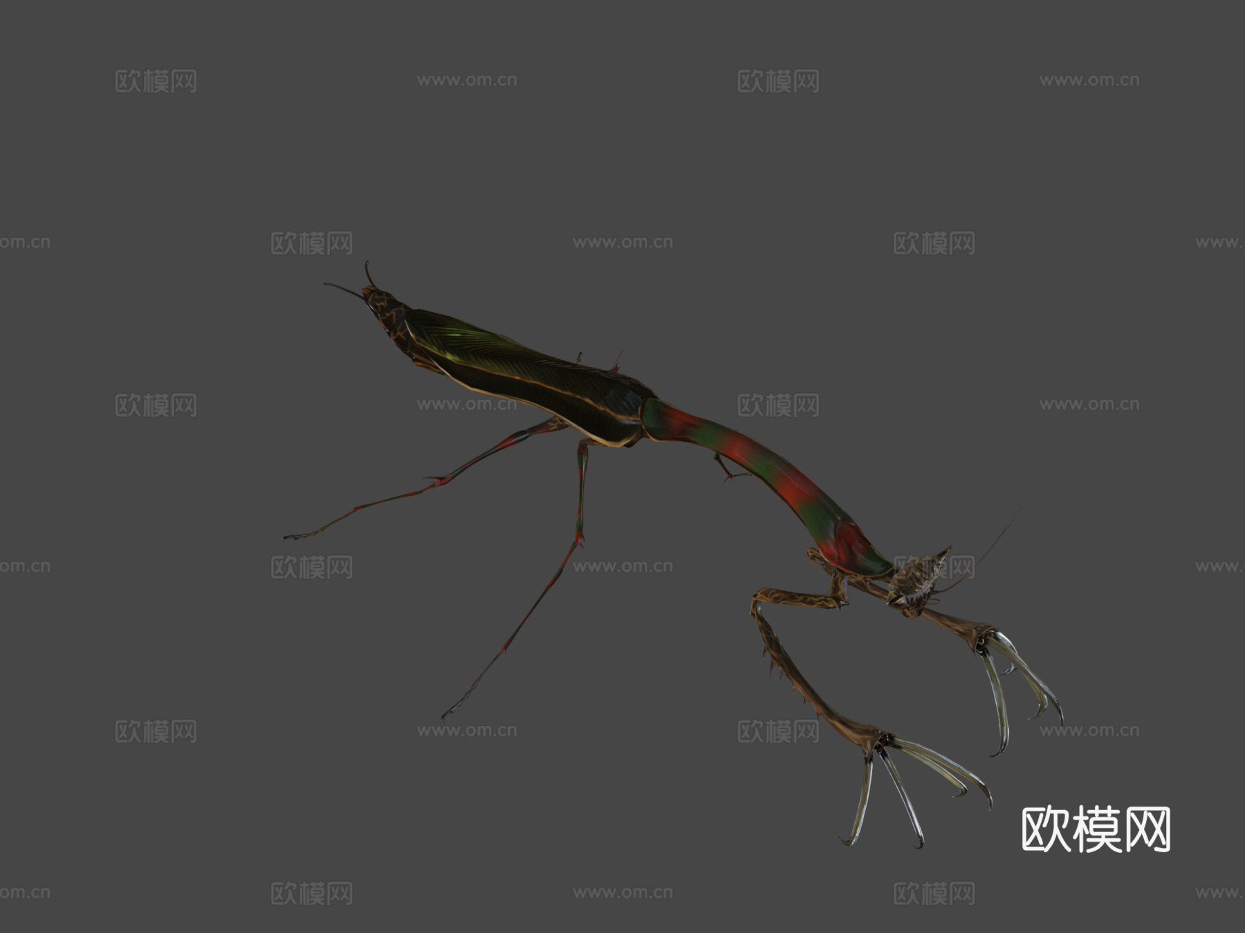 梦魇螳螂su模型下载（渲染图7）