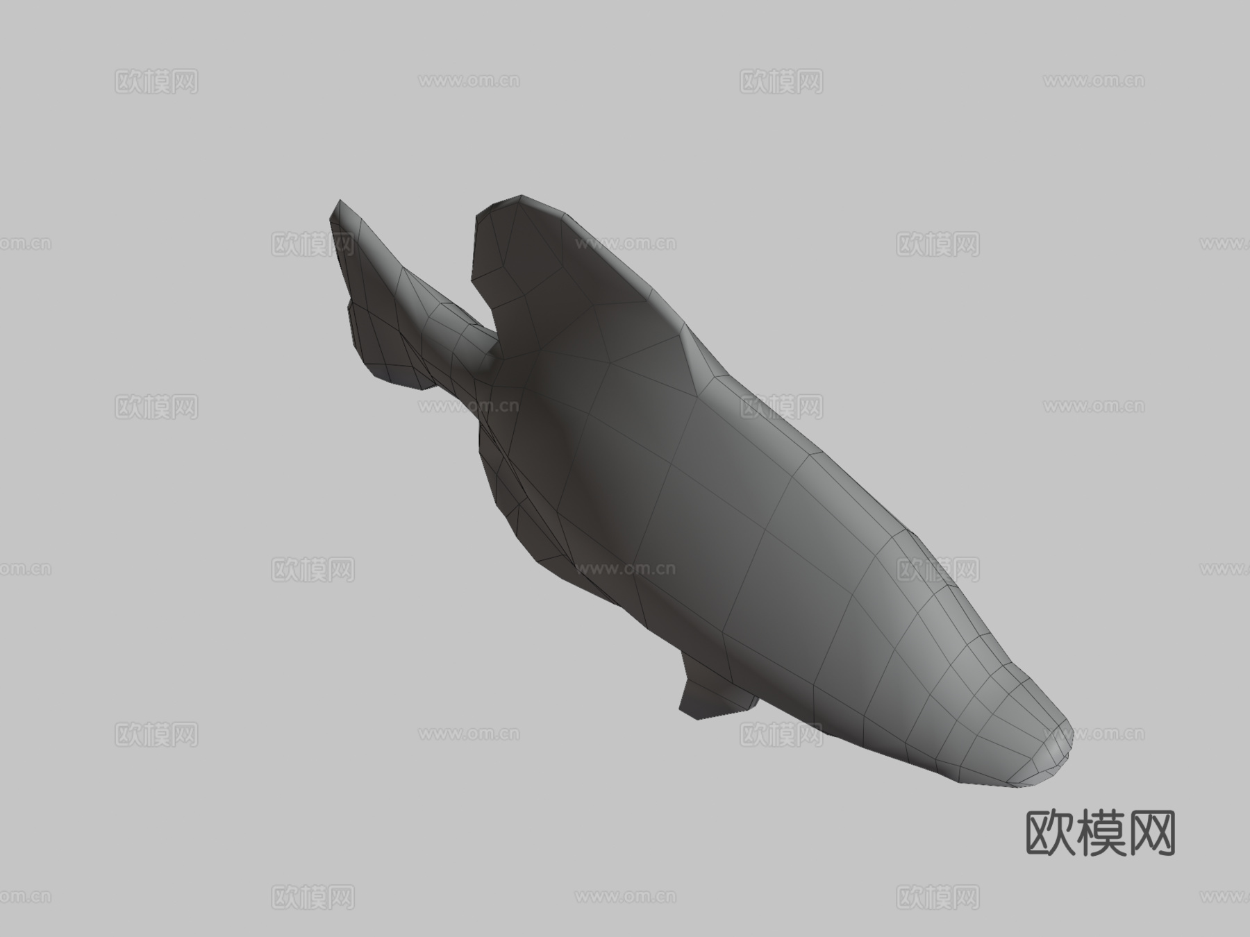 黑莓鲈su模型下载（渲染图3）