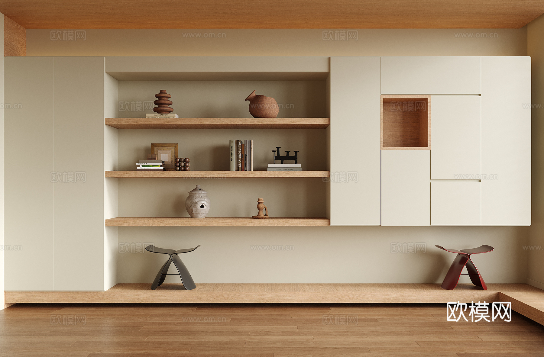 现代背景墙 沙发背景墙3d模型下载