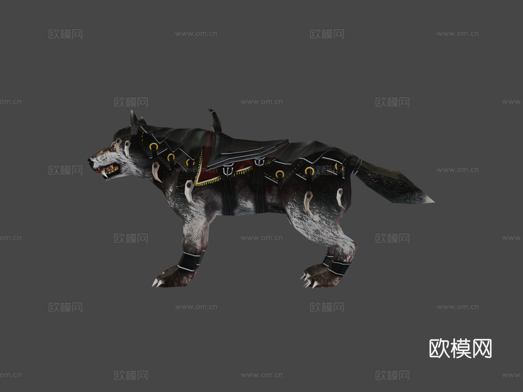 RT幻想坐骑狼su模型