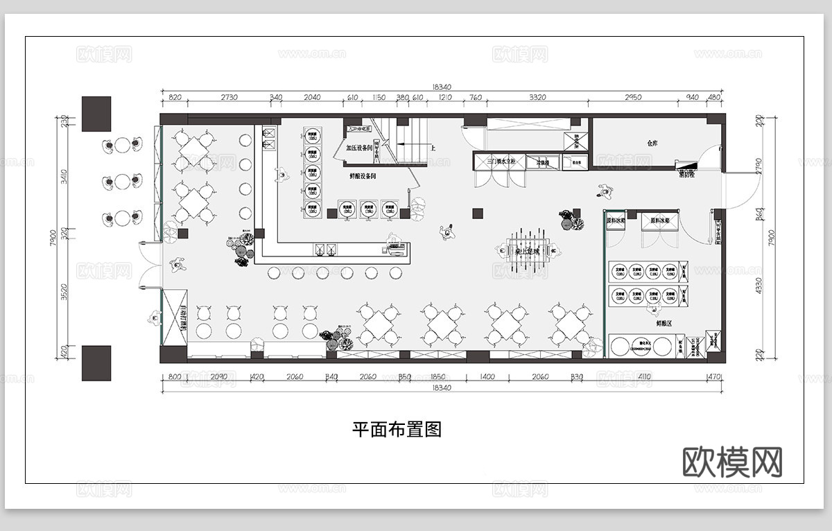 清吧酒馆 CAD平面布置图  音乐餐厅 小酒吧 酒吧餐厅cad施工图