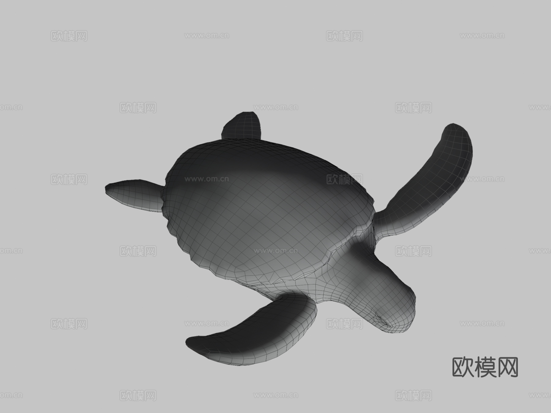 红海龟蠵龟su模型