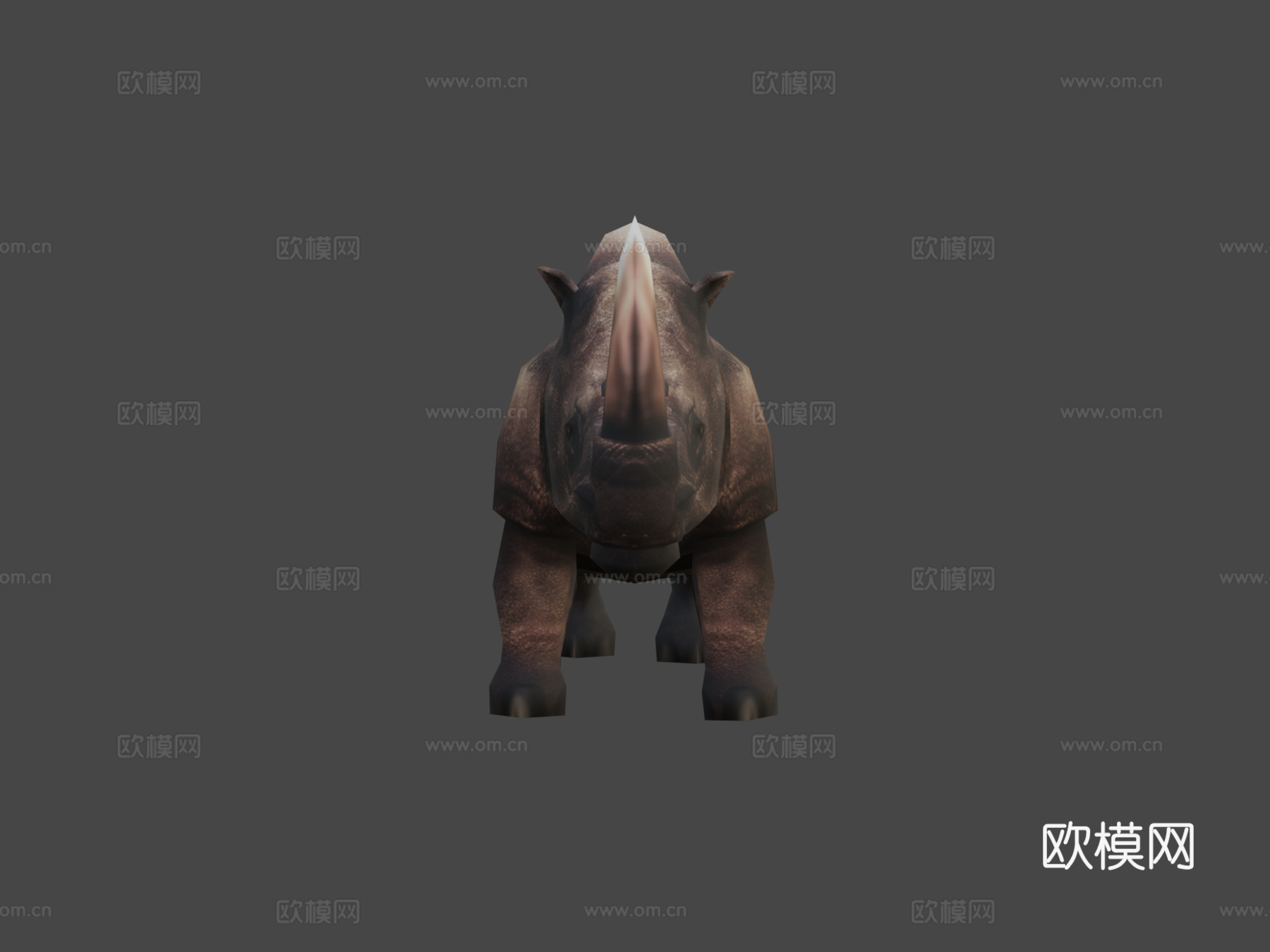 RT幻想坐骑犀牛su模型