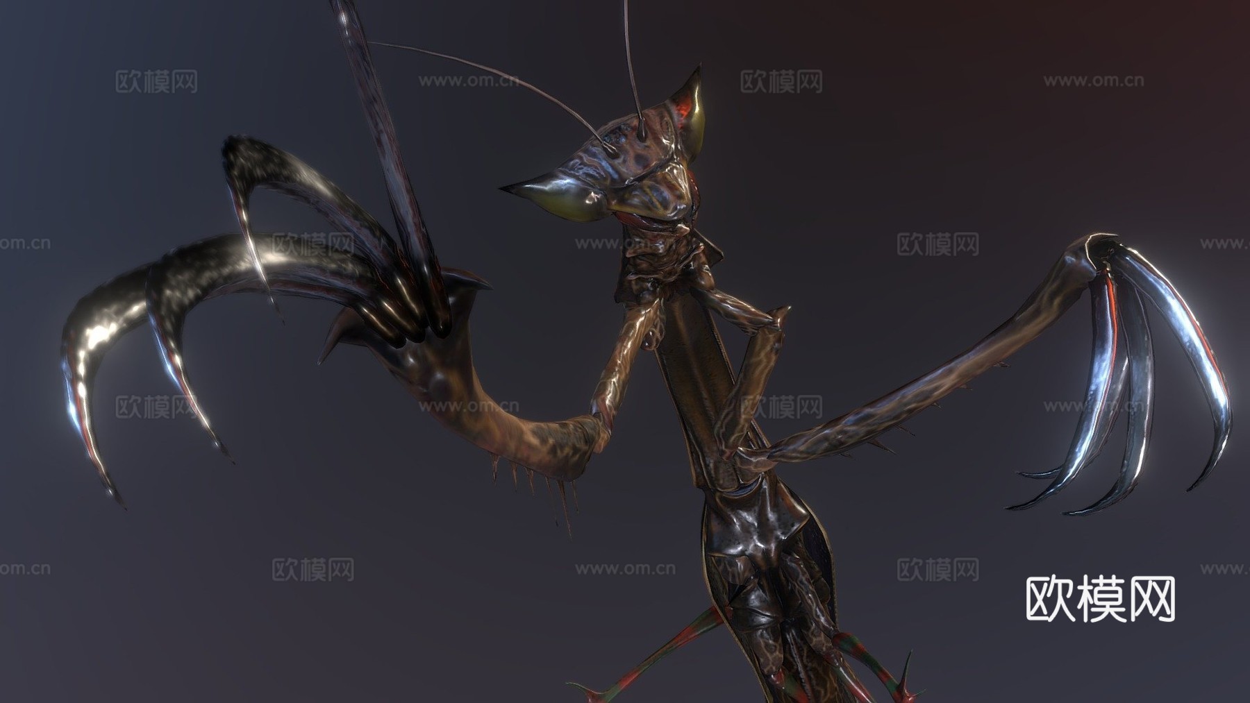 梦魇螳螂su模型下载（渲染图1）