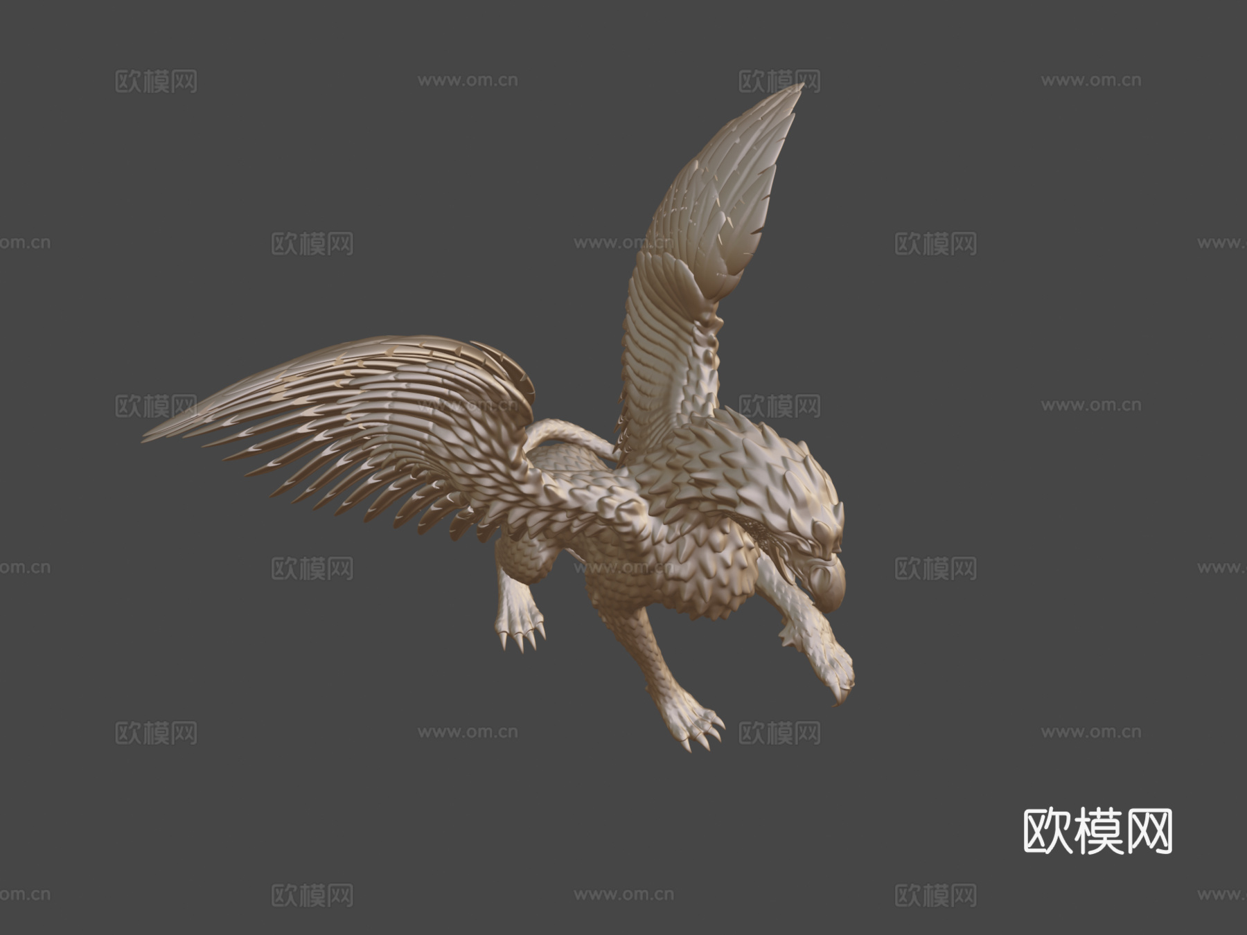 狮鹫格里芬打印su模型