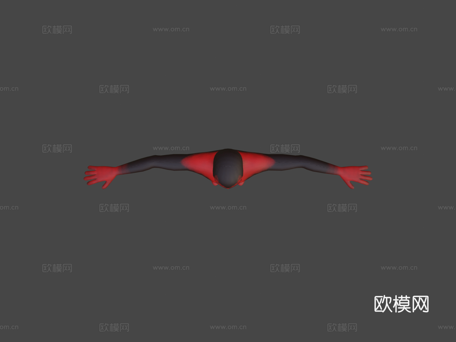 人体蜘蛛侠su模型