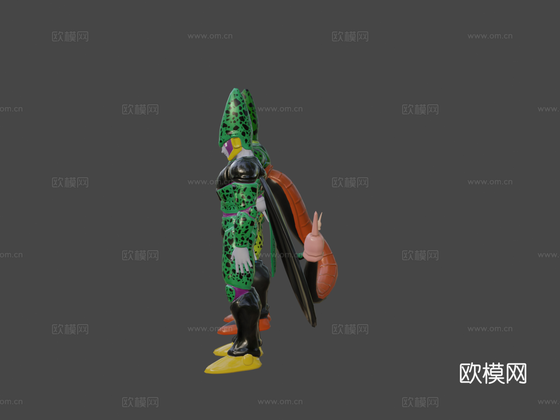 细胞进化龙珠Zsu模型下载（渲染图6）