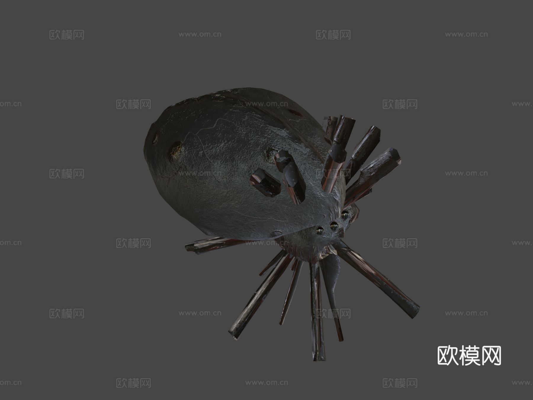 蜘蛛怪物带动画su模型