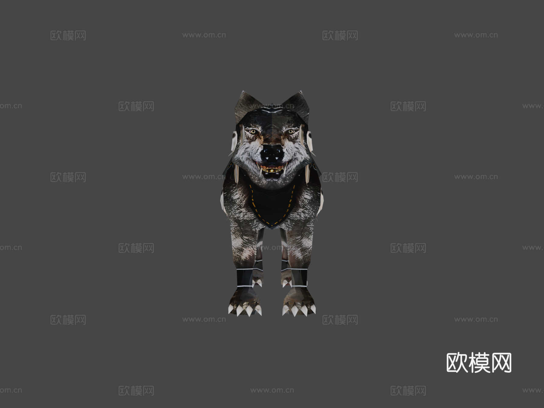 RT幻想坐骑狼su模型