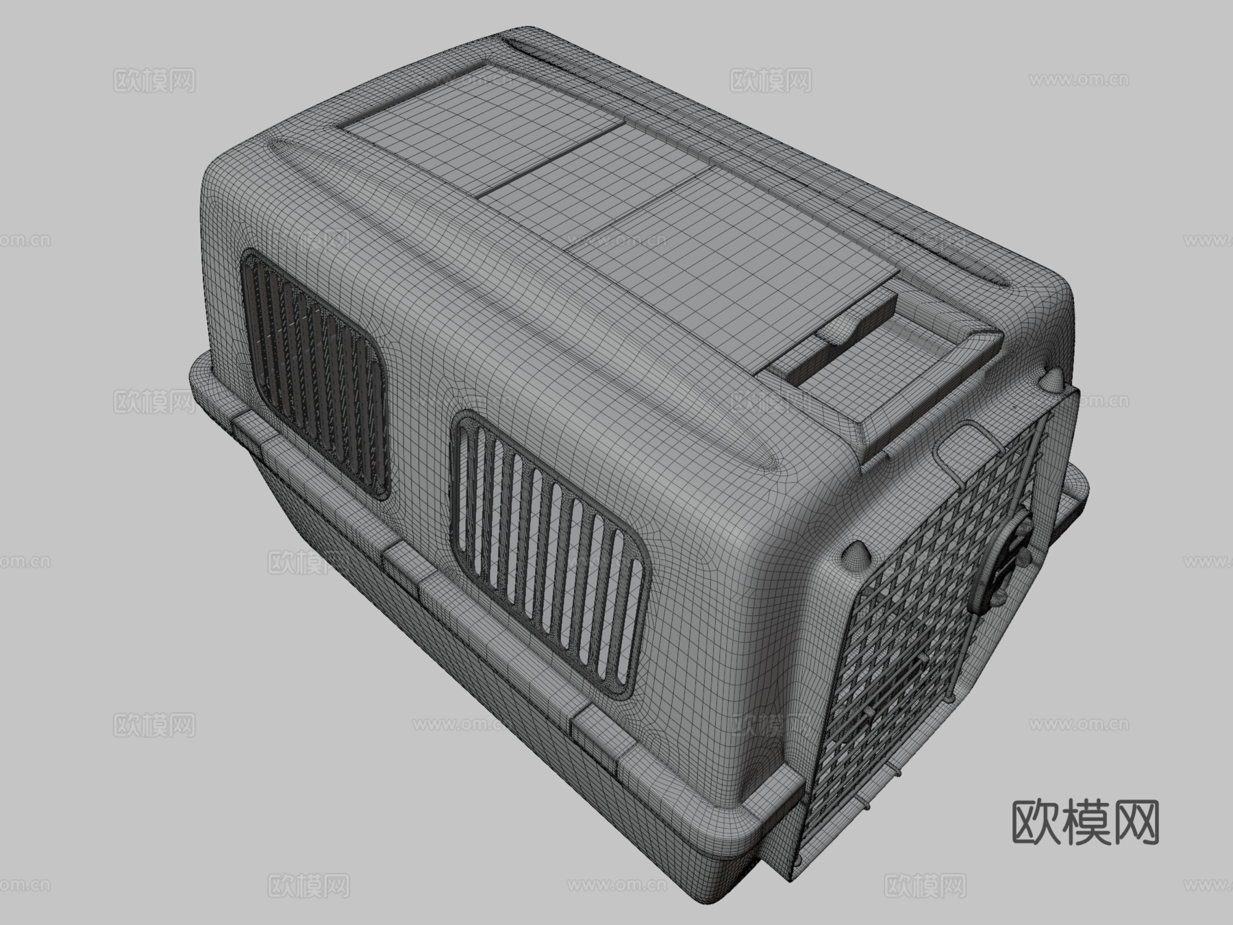 大型旅行宠物笼su模型下载（渲染图4）