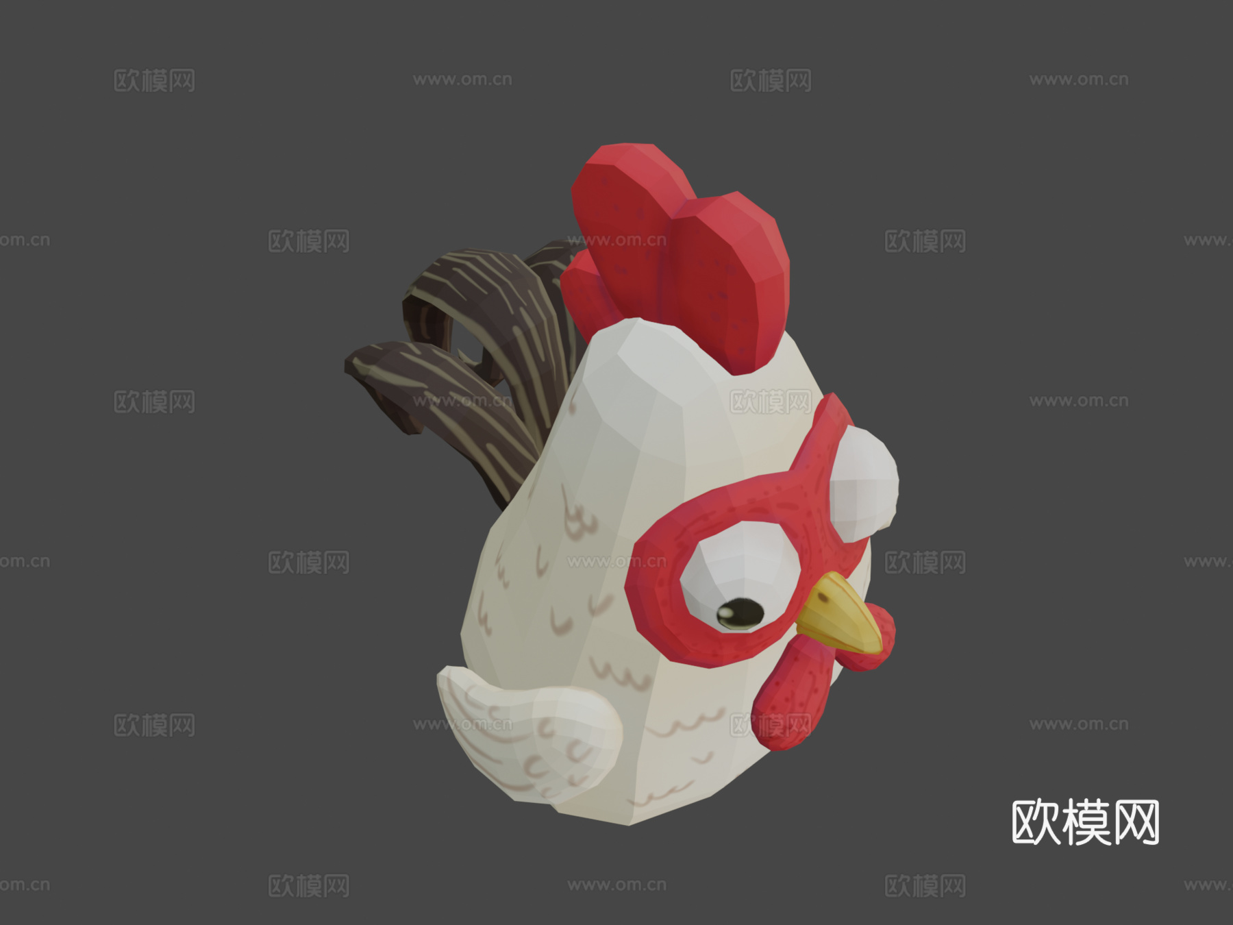 小鸡巴克su模型下载（渲染图7）
