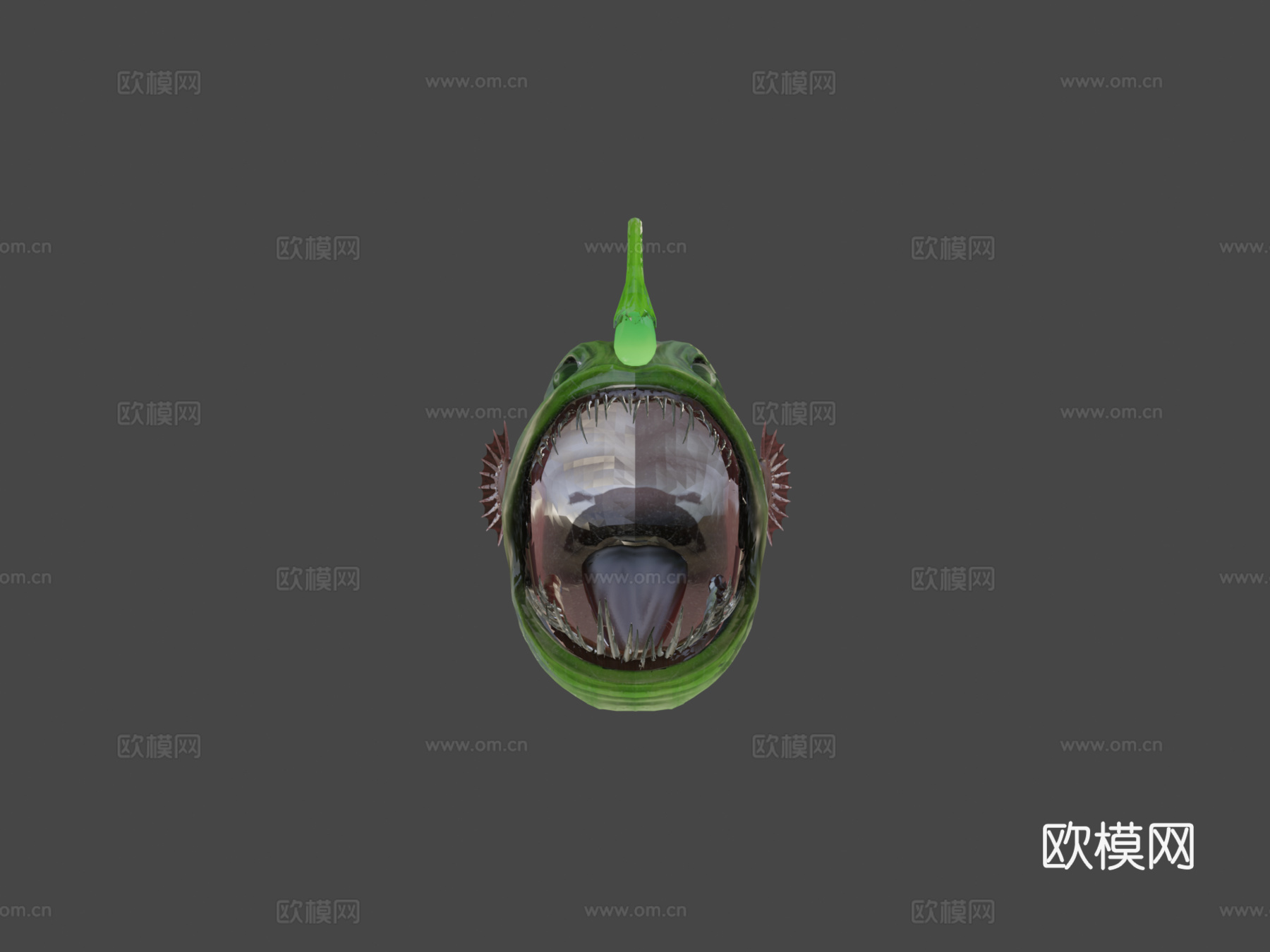 琵琶鱼su模型下载（渲染图7）