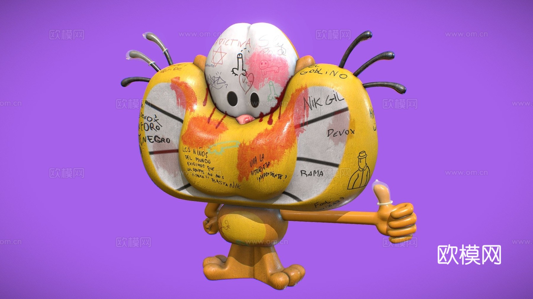 涂鸦加图罗su模型下载（渲染图1）