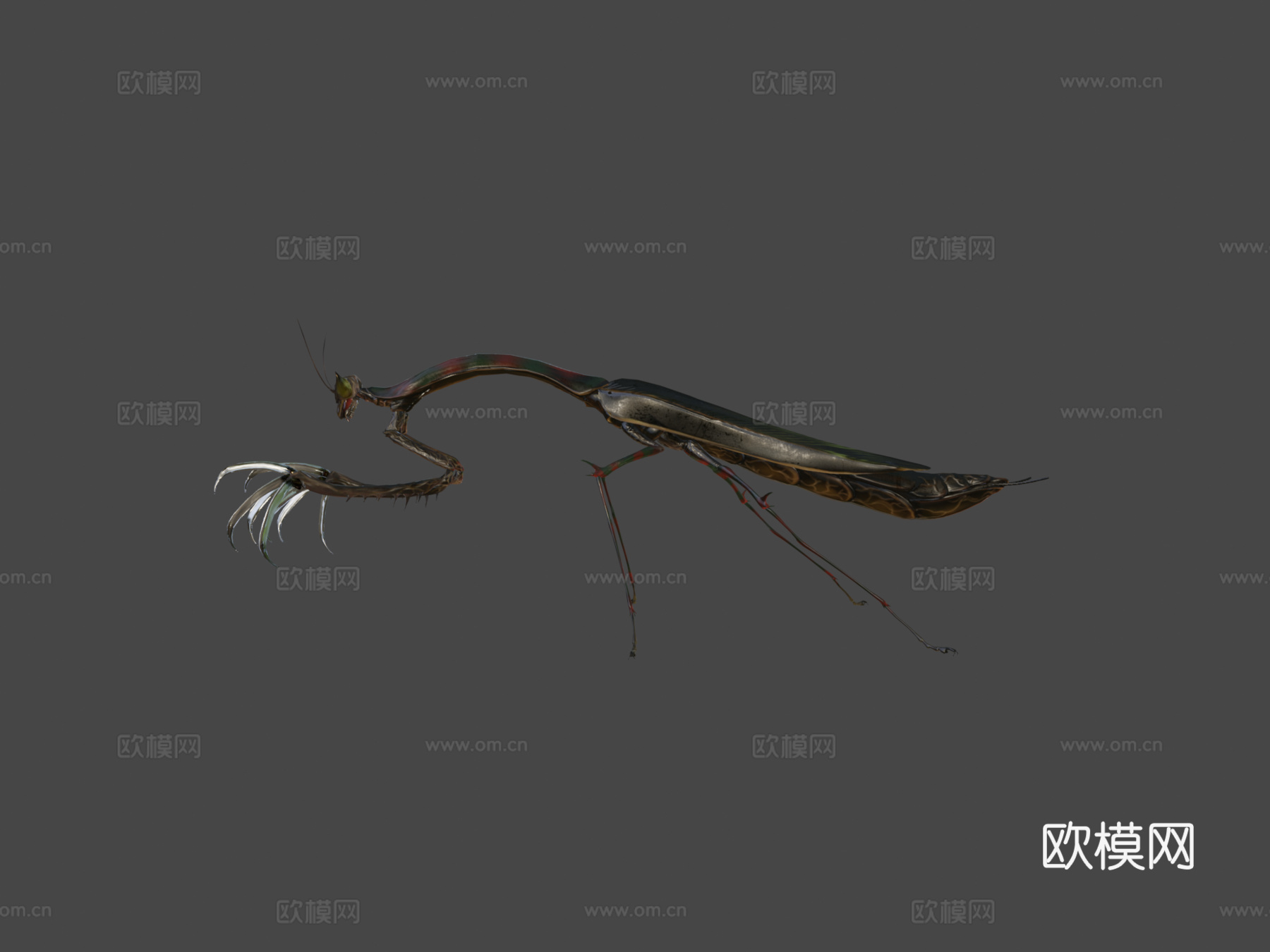 梦魇螳螂su模型下载（渲染图6）