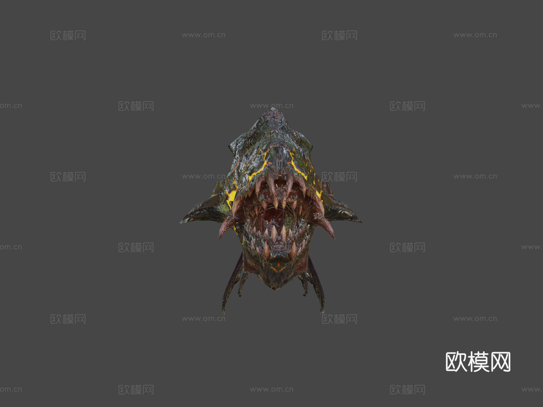 印加首领食人鱼CGunpie冒险su模型