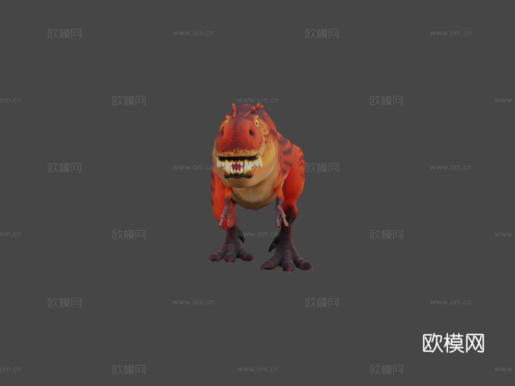 卡通霸王龙su模型