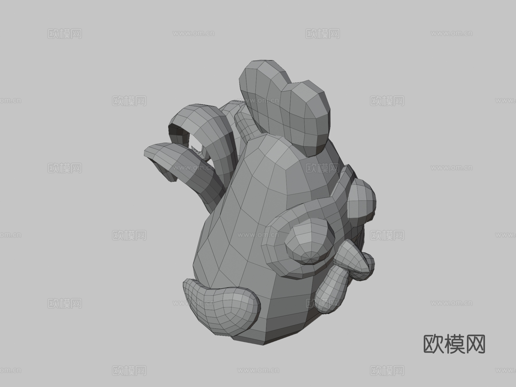 小鸡巴克su模型下载（渲染图3）