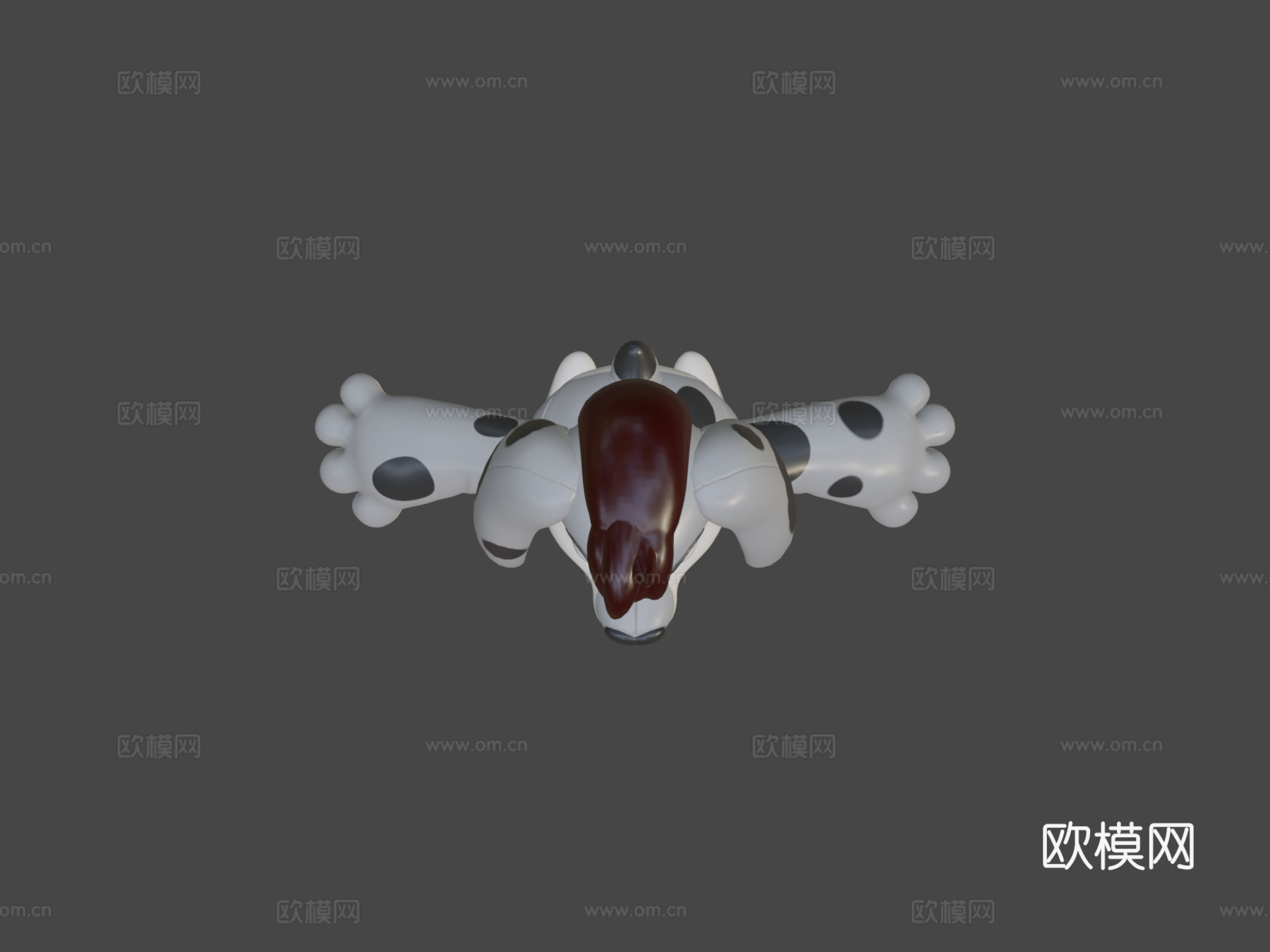 充气兔子芬利委托su模型