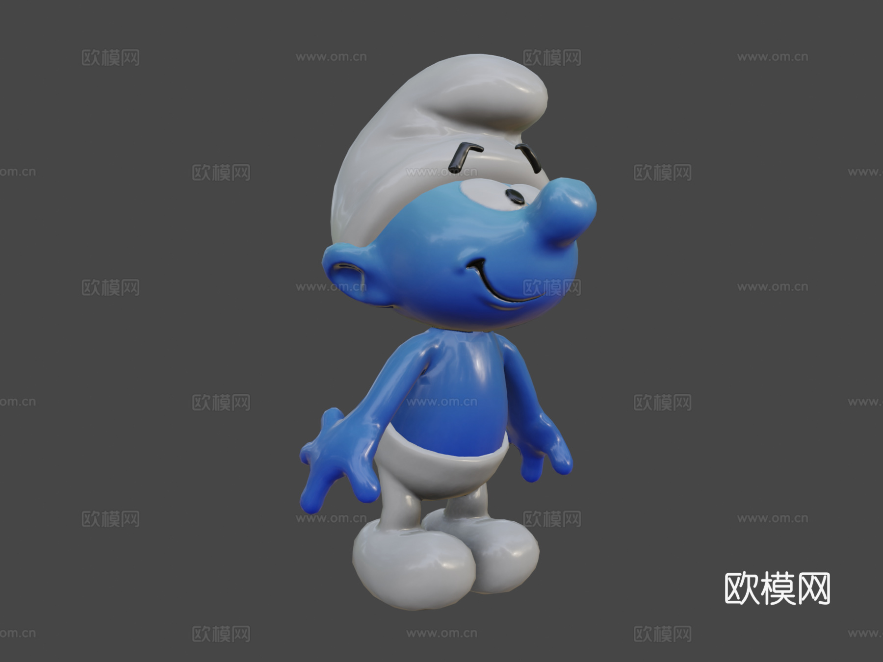 蓝精灵史努比su模型