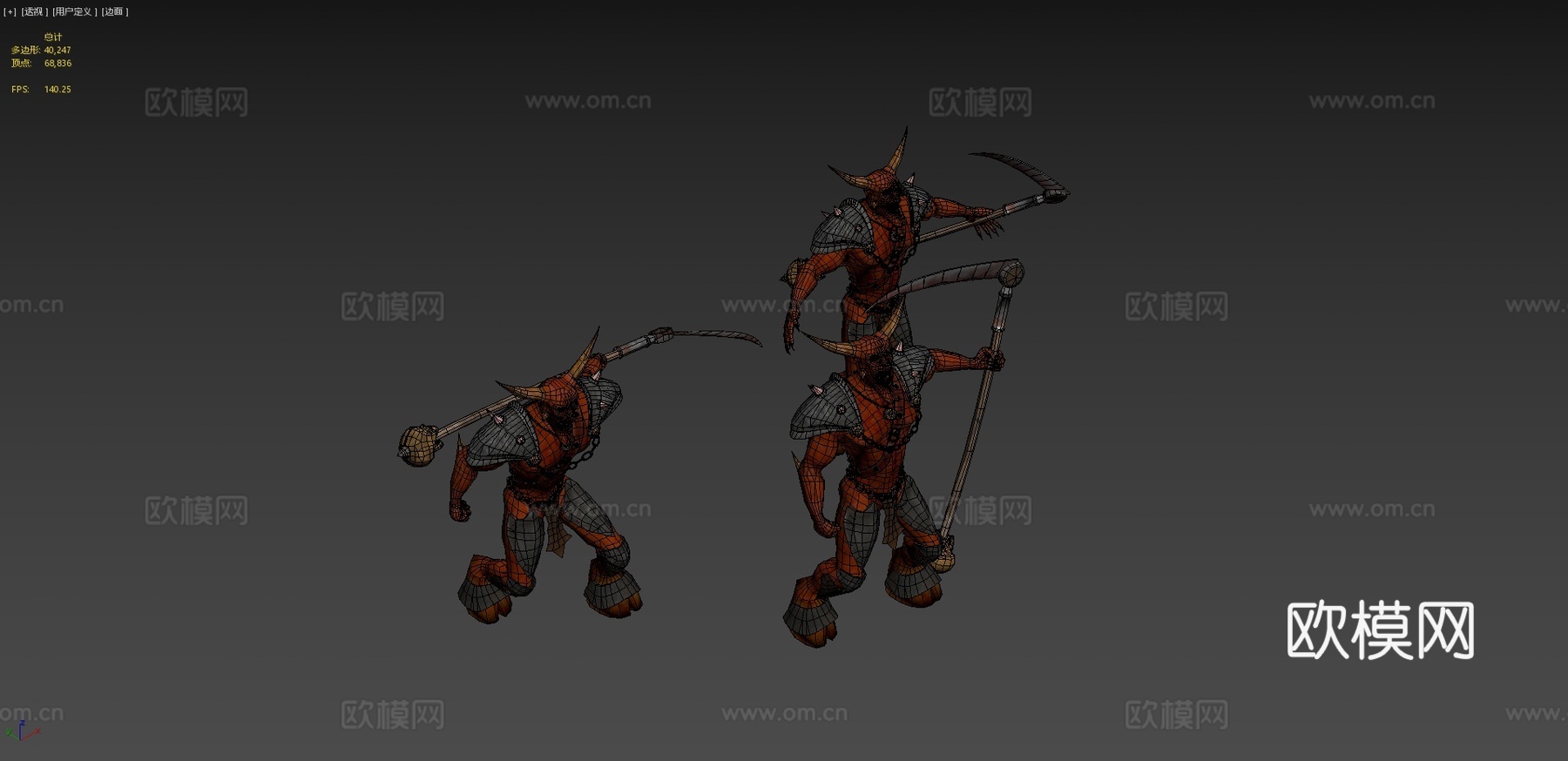 角魔地下城守护者su模型