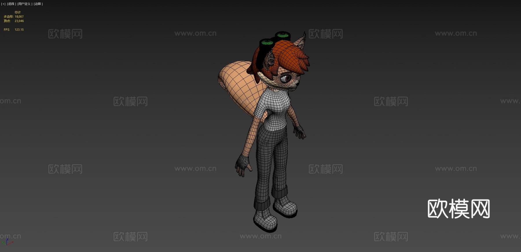 毛茸茸松鼠su模型