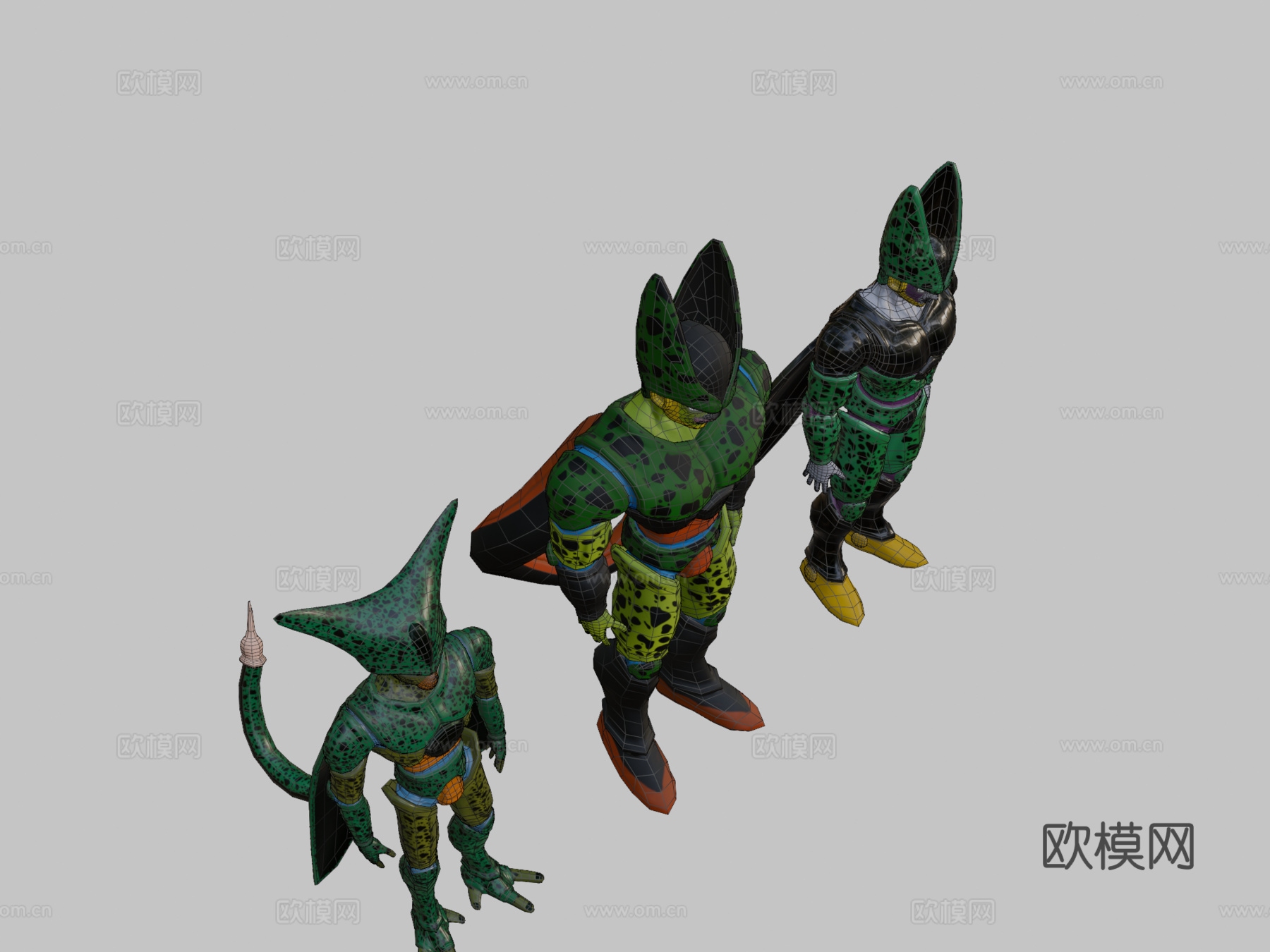 细胞进化龙珠Zsu模型下载（渲染图2）