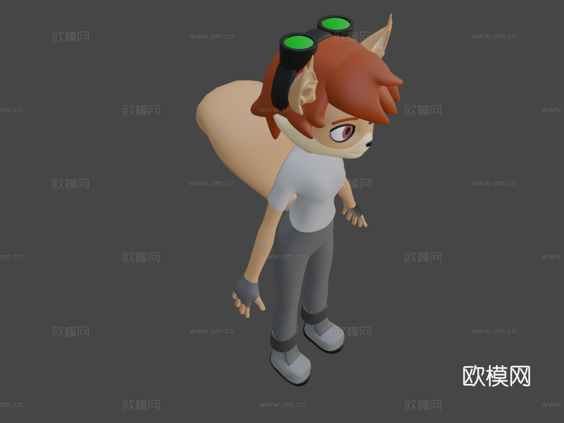 毛茸茸松鼠su模型