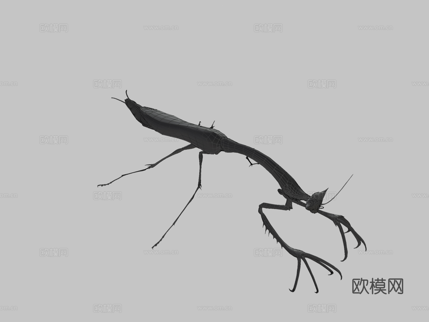 梦魇螳螂su模型下载（渲染图3）