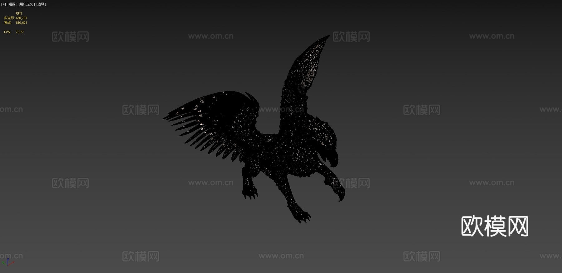 狮鹫格里芬打印su模型