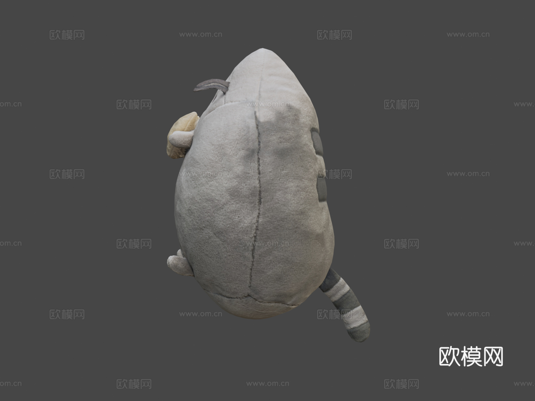 胖吉猫su模型下载（渲染图6）