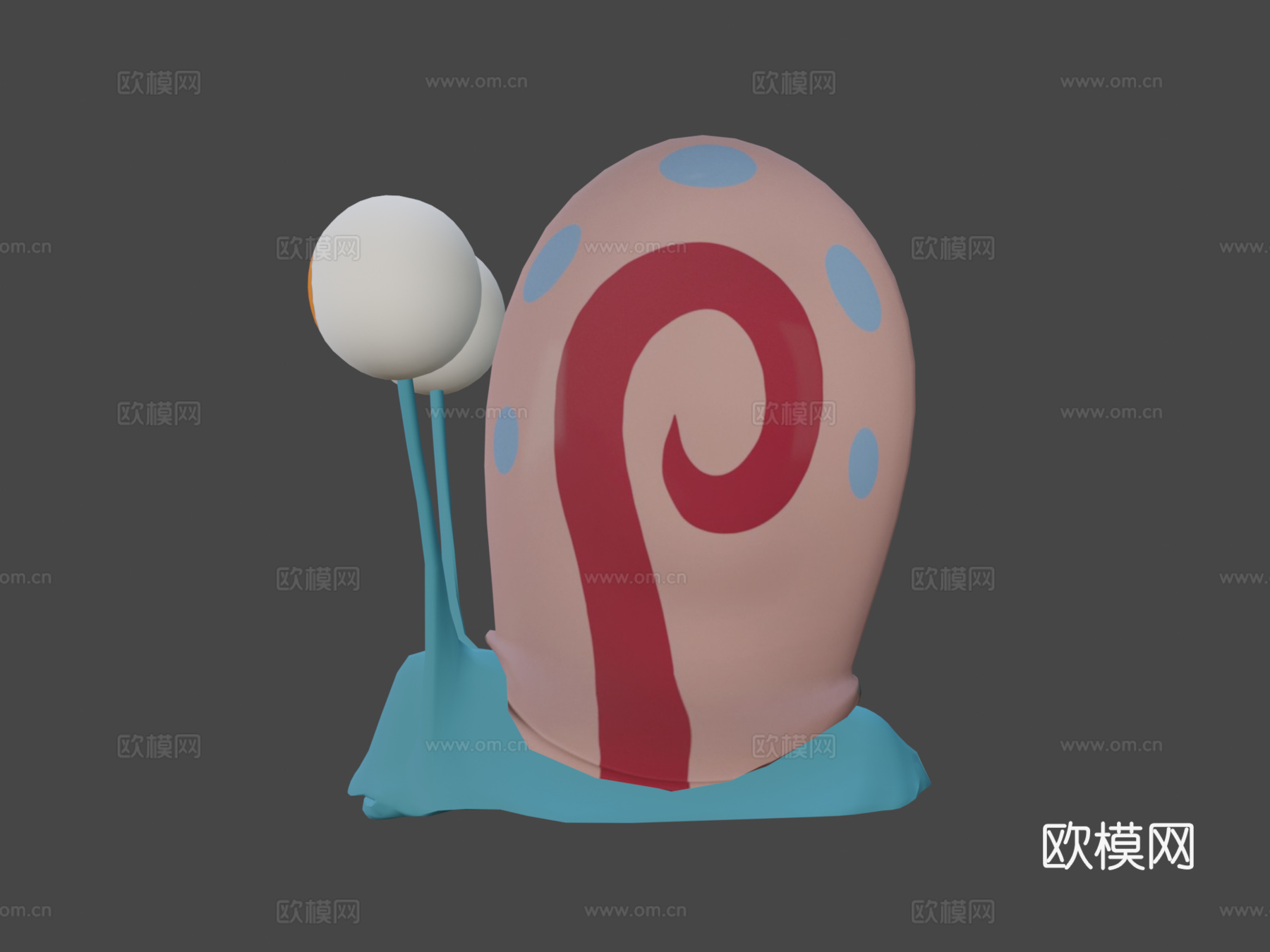 蜗牛加里su模型下载（渲染图8）