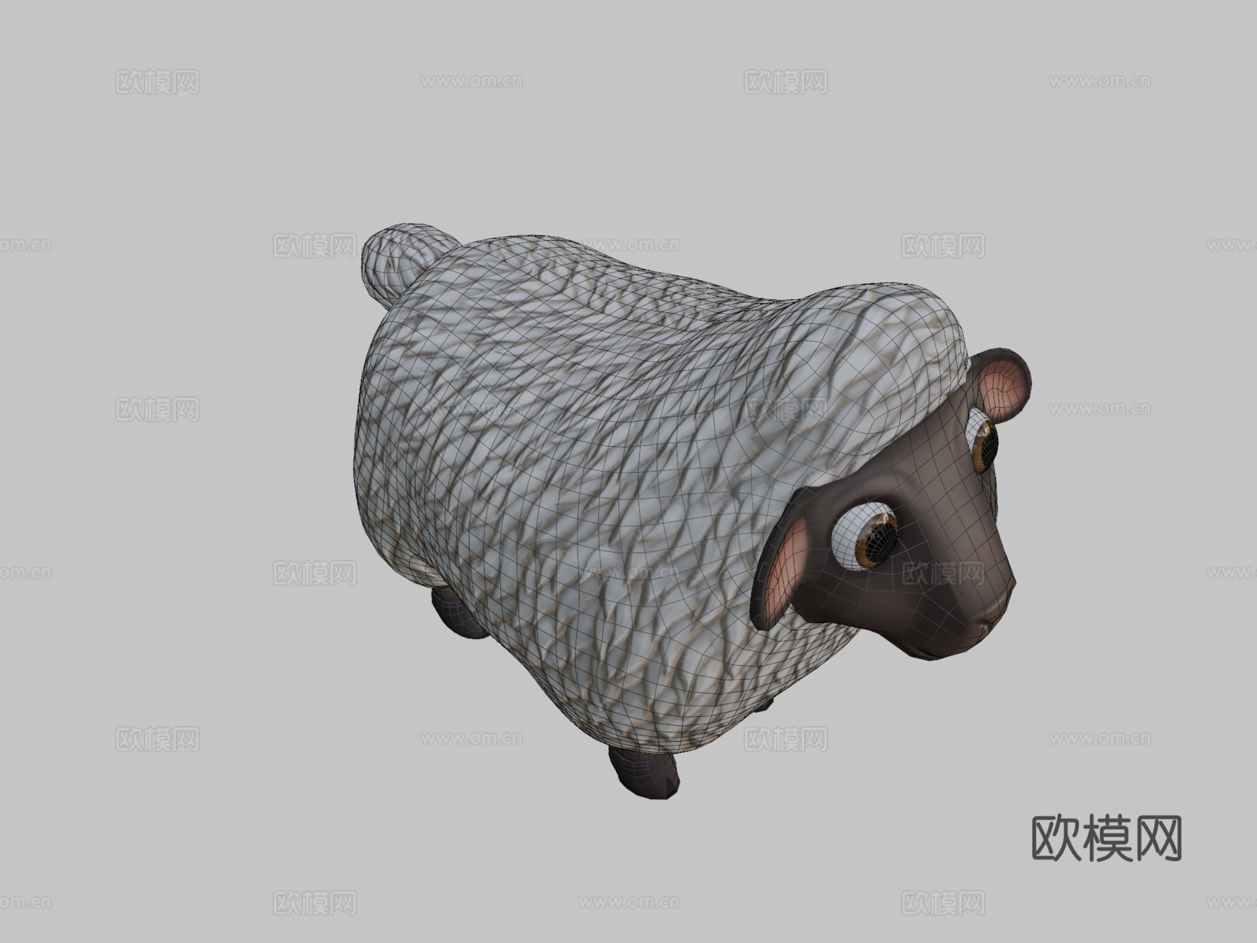 绵羊su模型下载（渲染图2）