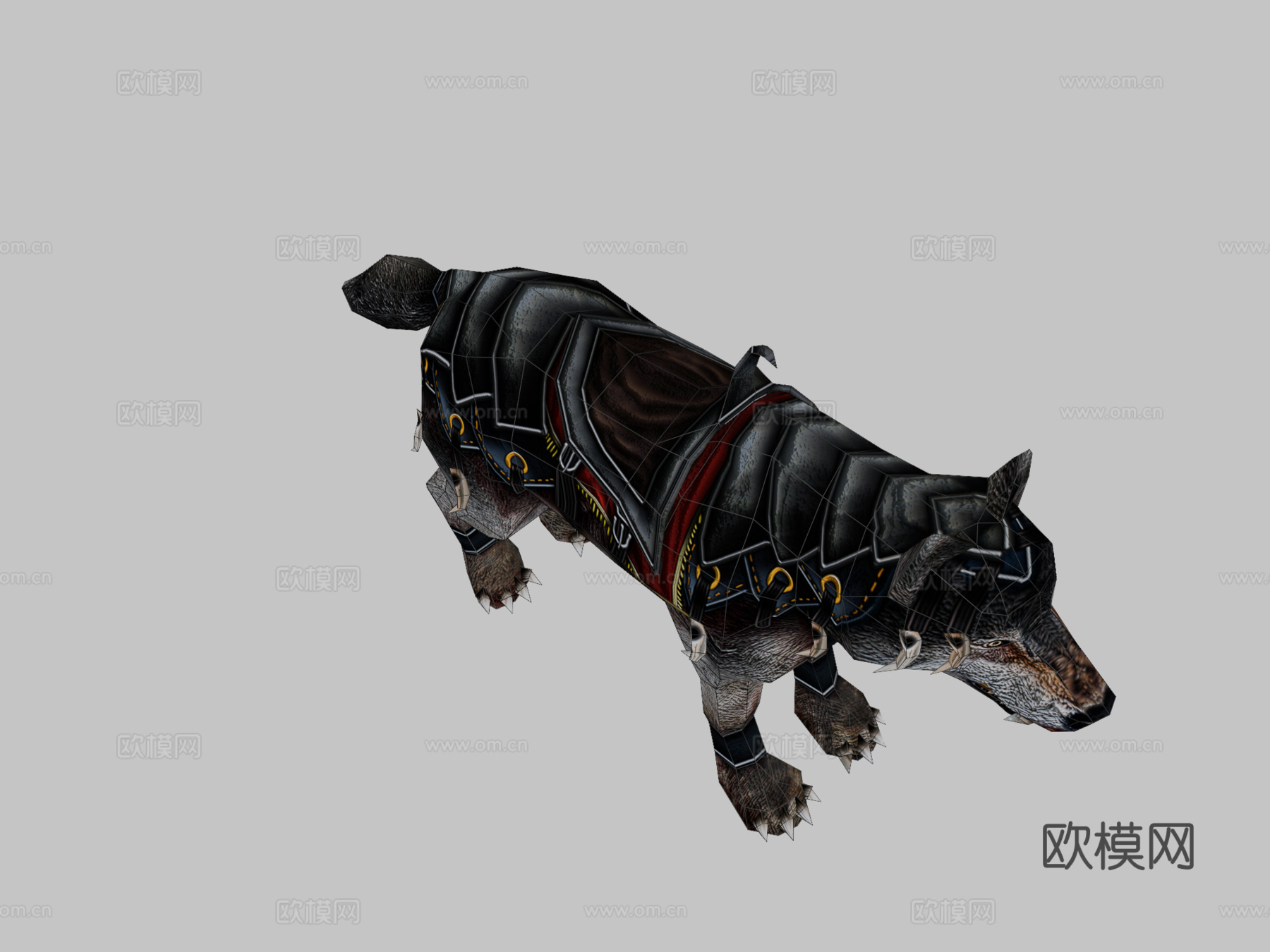 RT幻想坐骑狼su模型