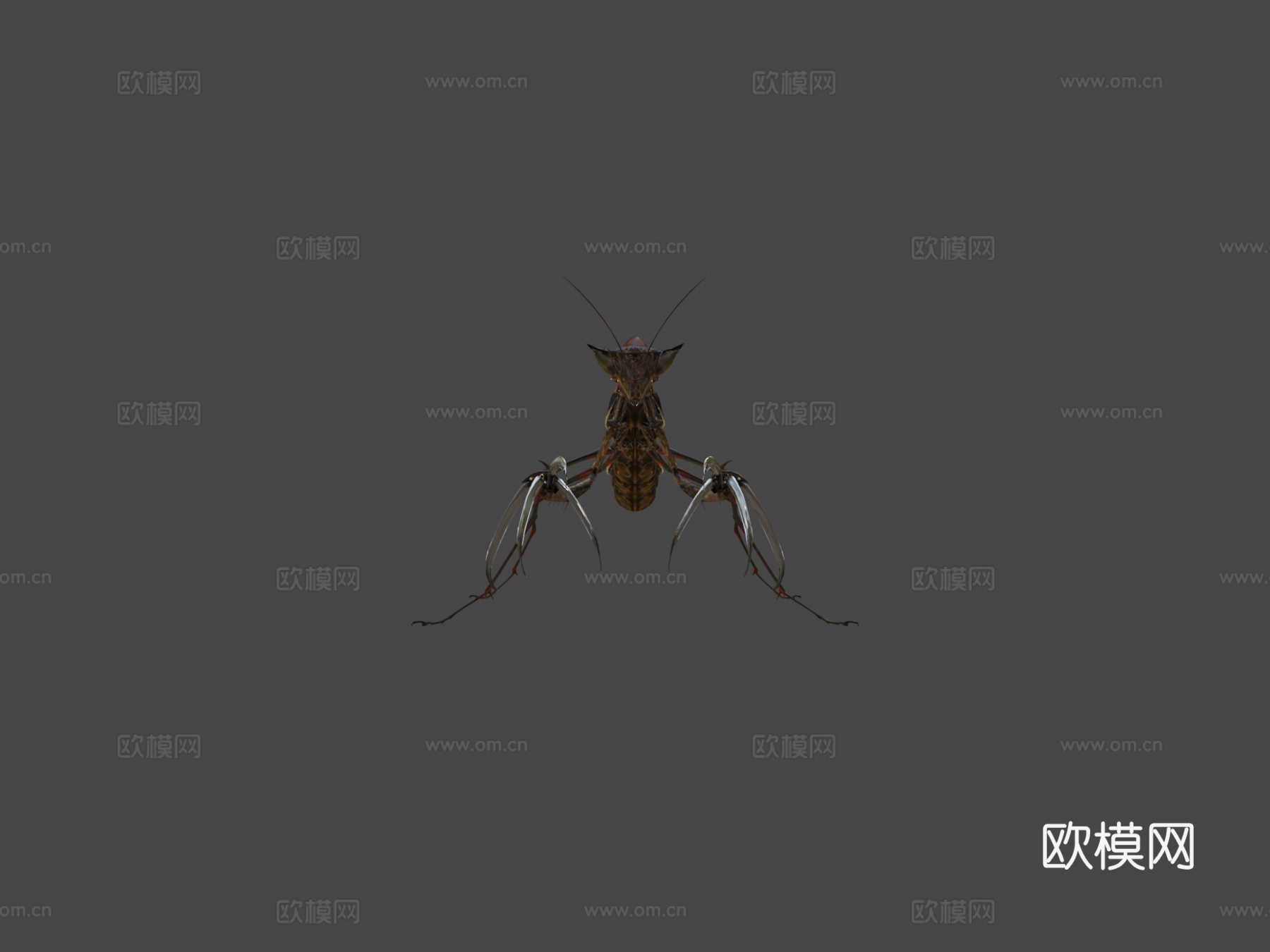 梦魇螳螂su模型下载（渲染图5）