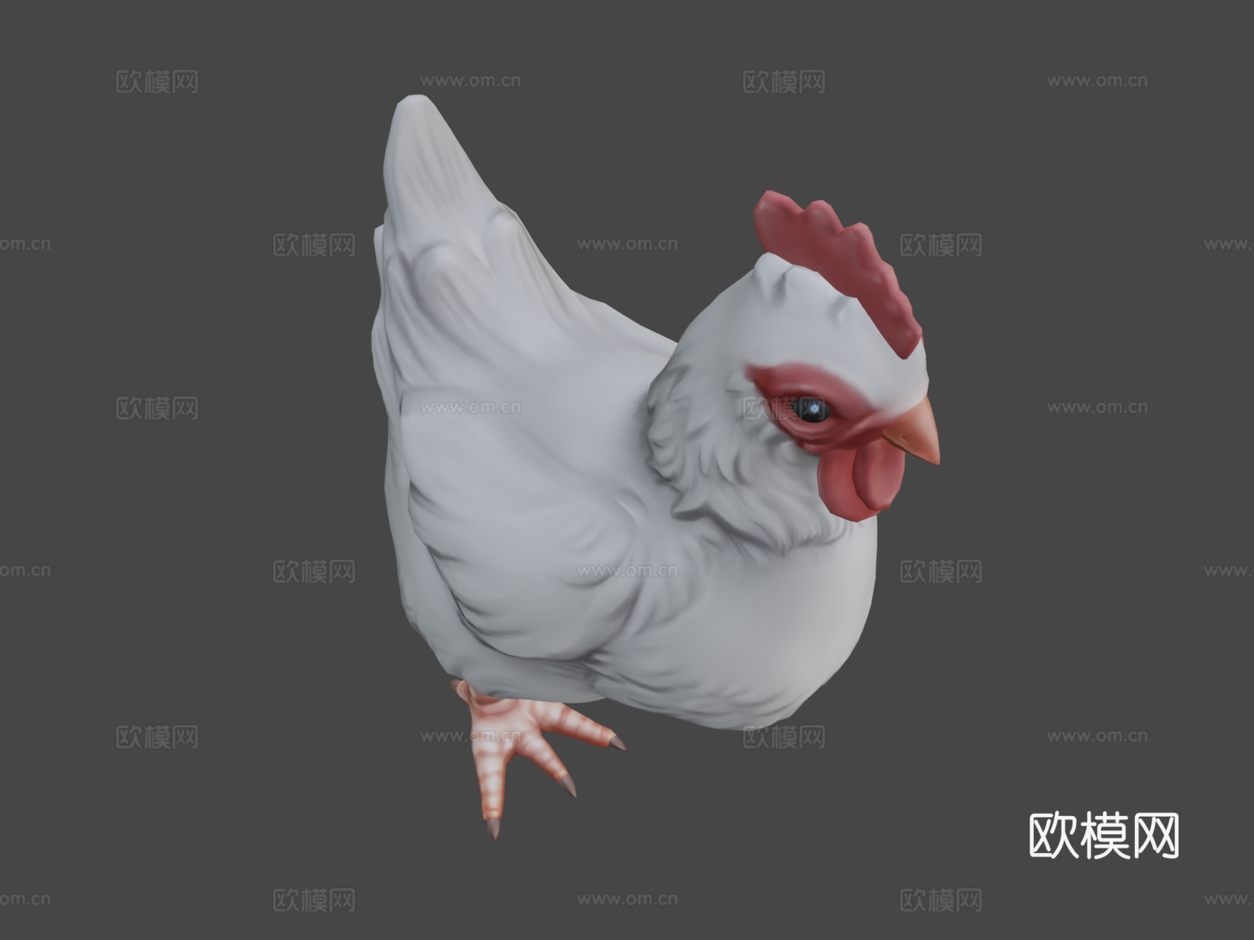 小鸡伙伴su模型下载（渲染图6）
