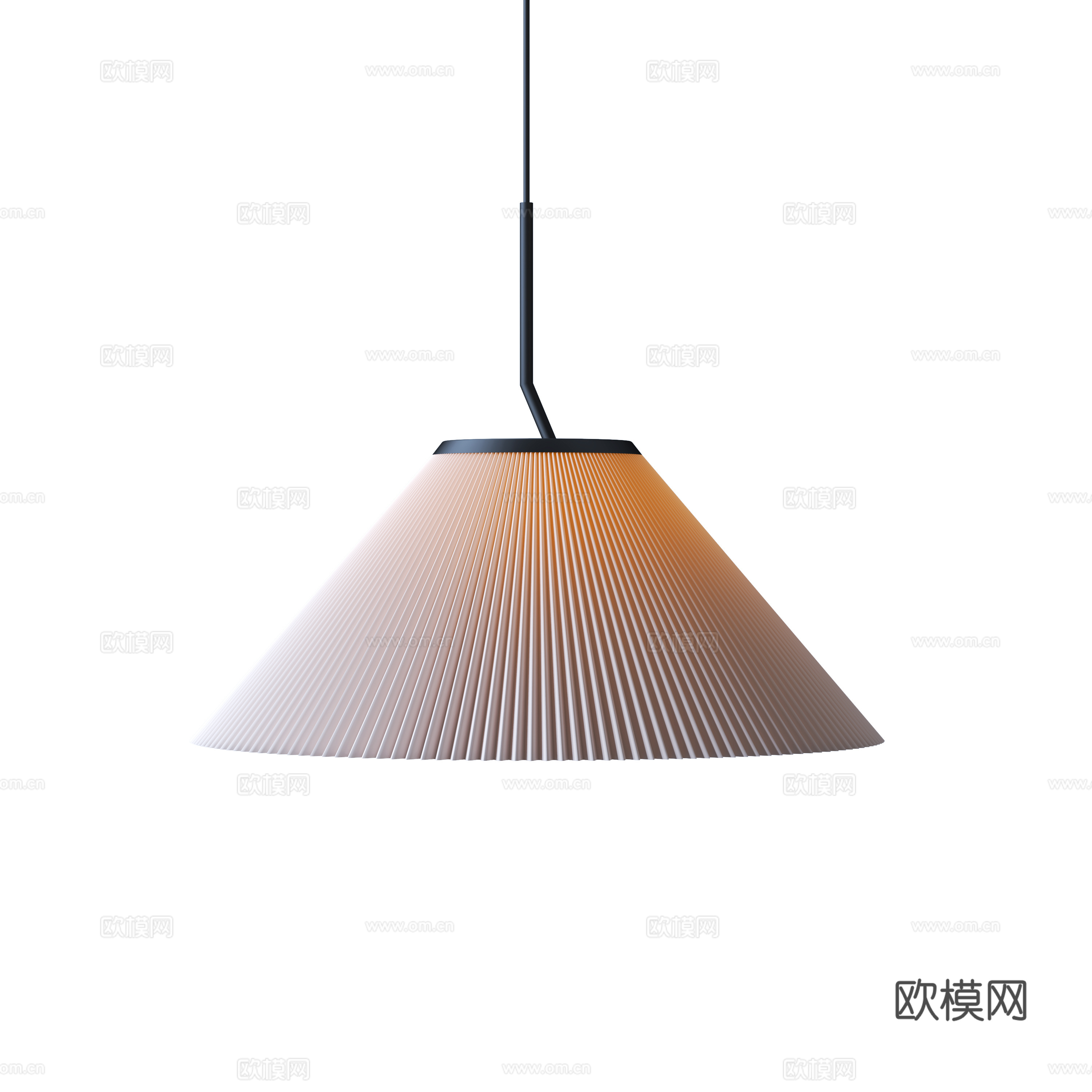 现代吊灯su模型下载（渲染图1）