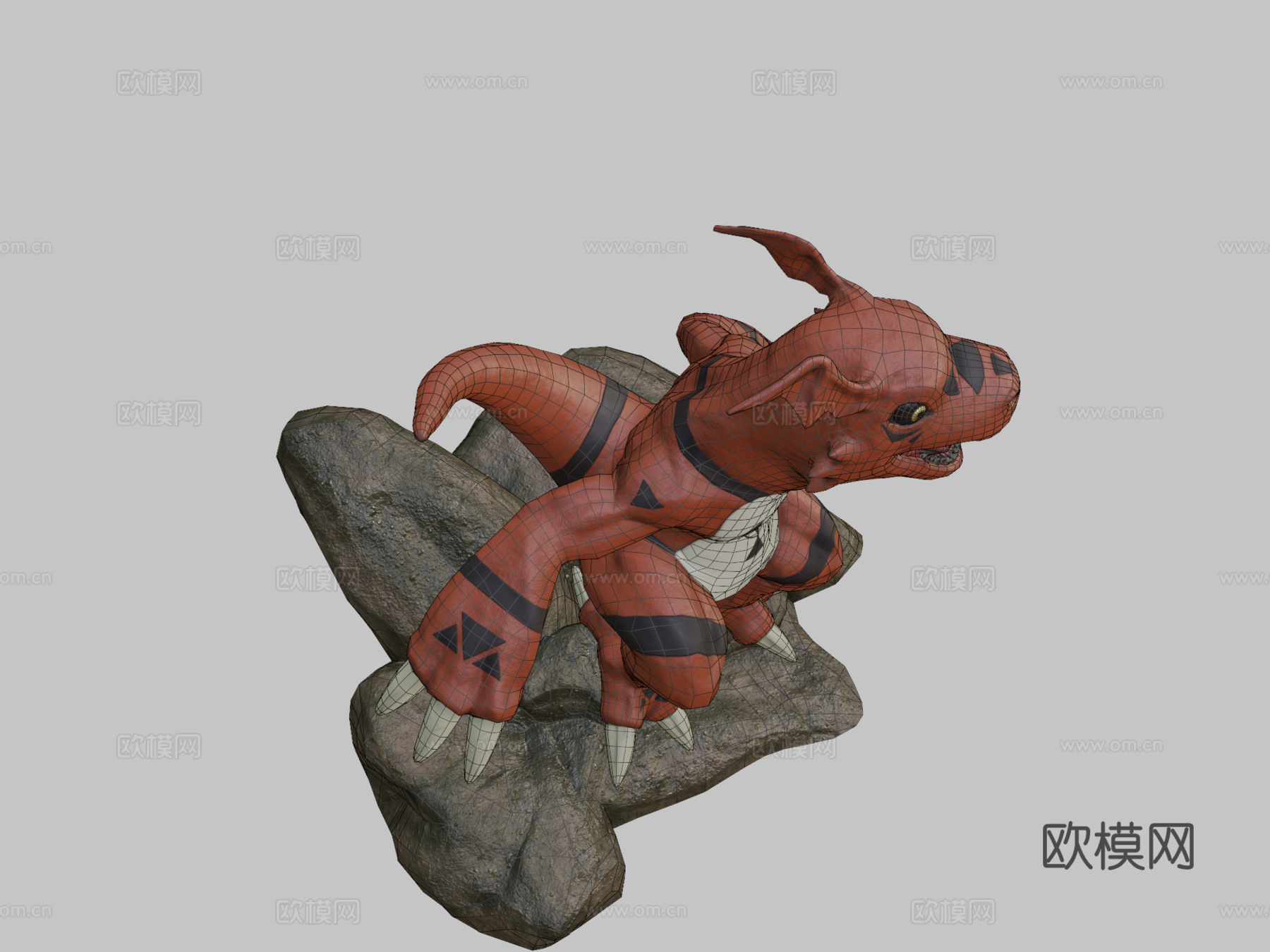 基尔兽实时姿势su模型