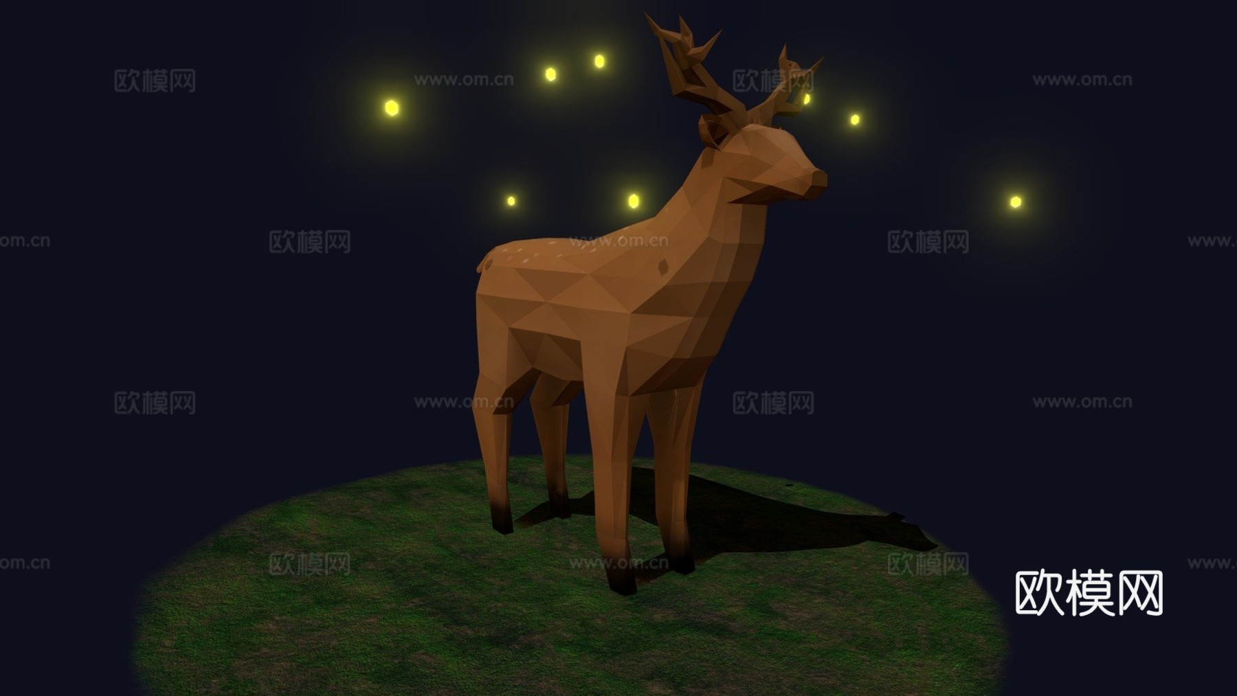我的鹿su模型下载（渲染图1）