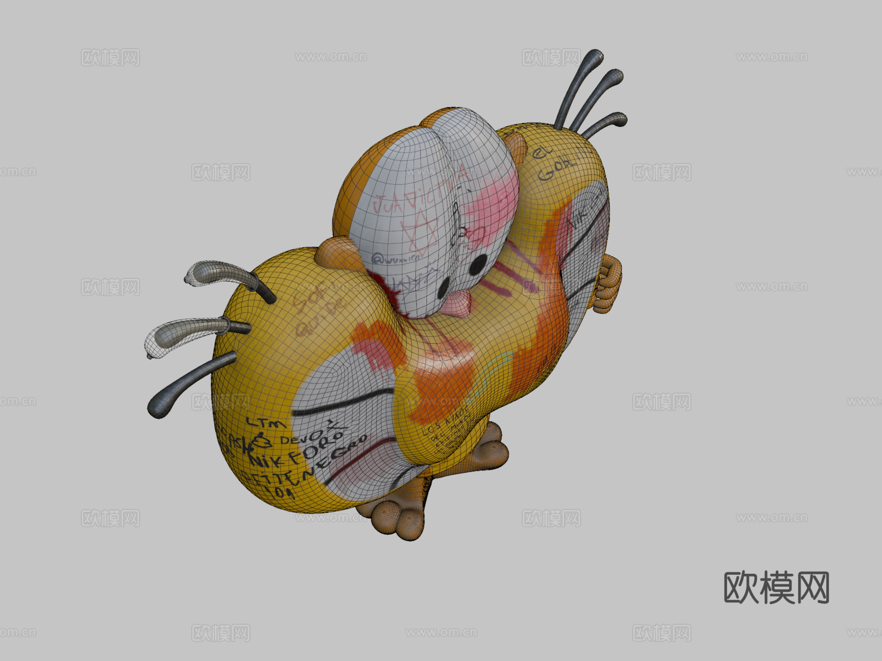 涂鸦加图罗su模型下载（渲染图2）