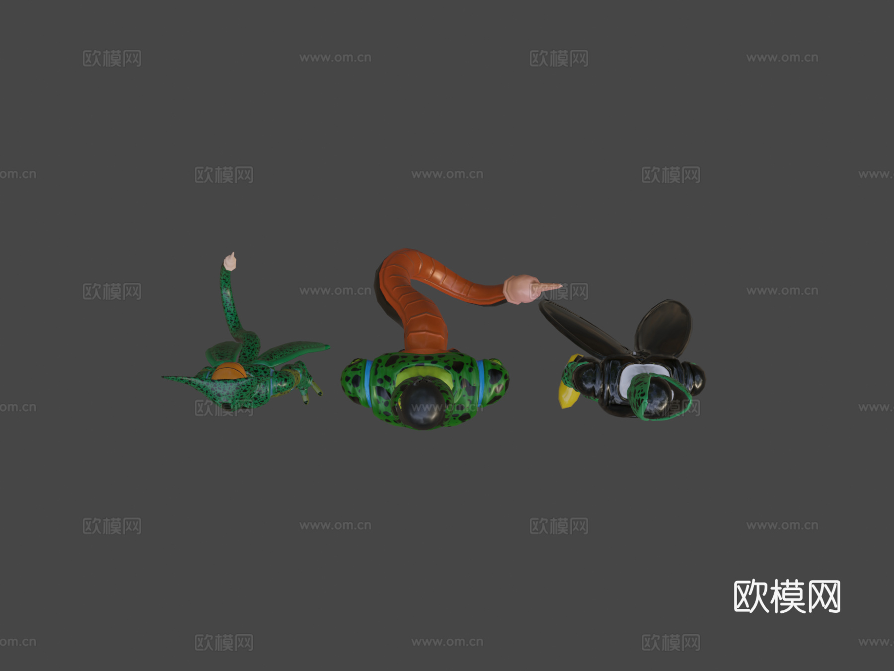 细胞进化龙珠Zsu模型下载（渲染图5）