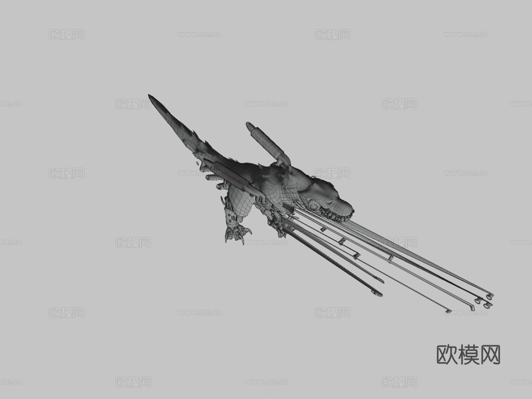 BANGtail咆哮动画su模型