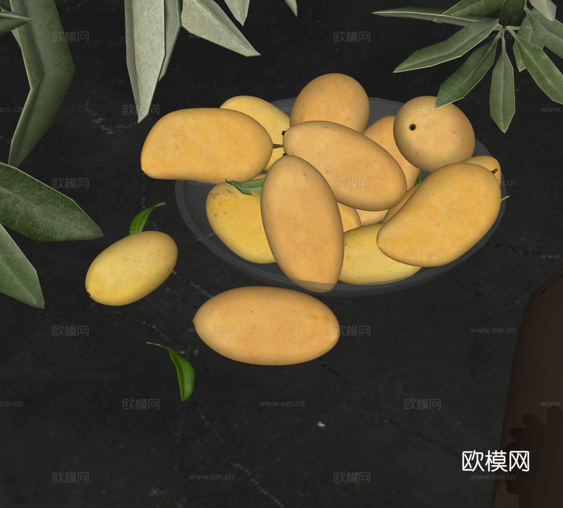 现代水果su模型下载（渲染图2）