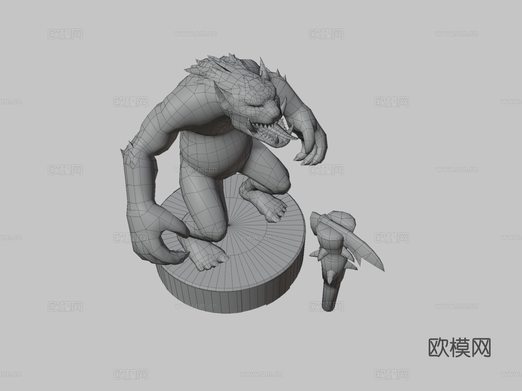 开拓者拥王者2017年版巨魔su模型