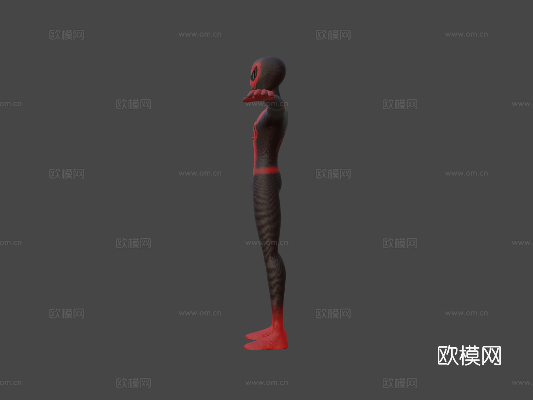 人体蜘蛛侠su模型