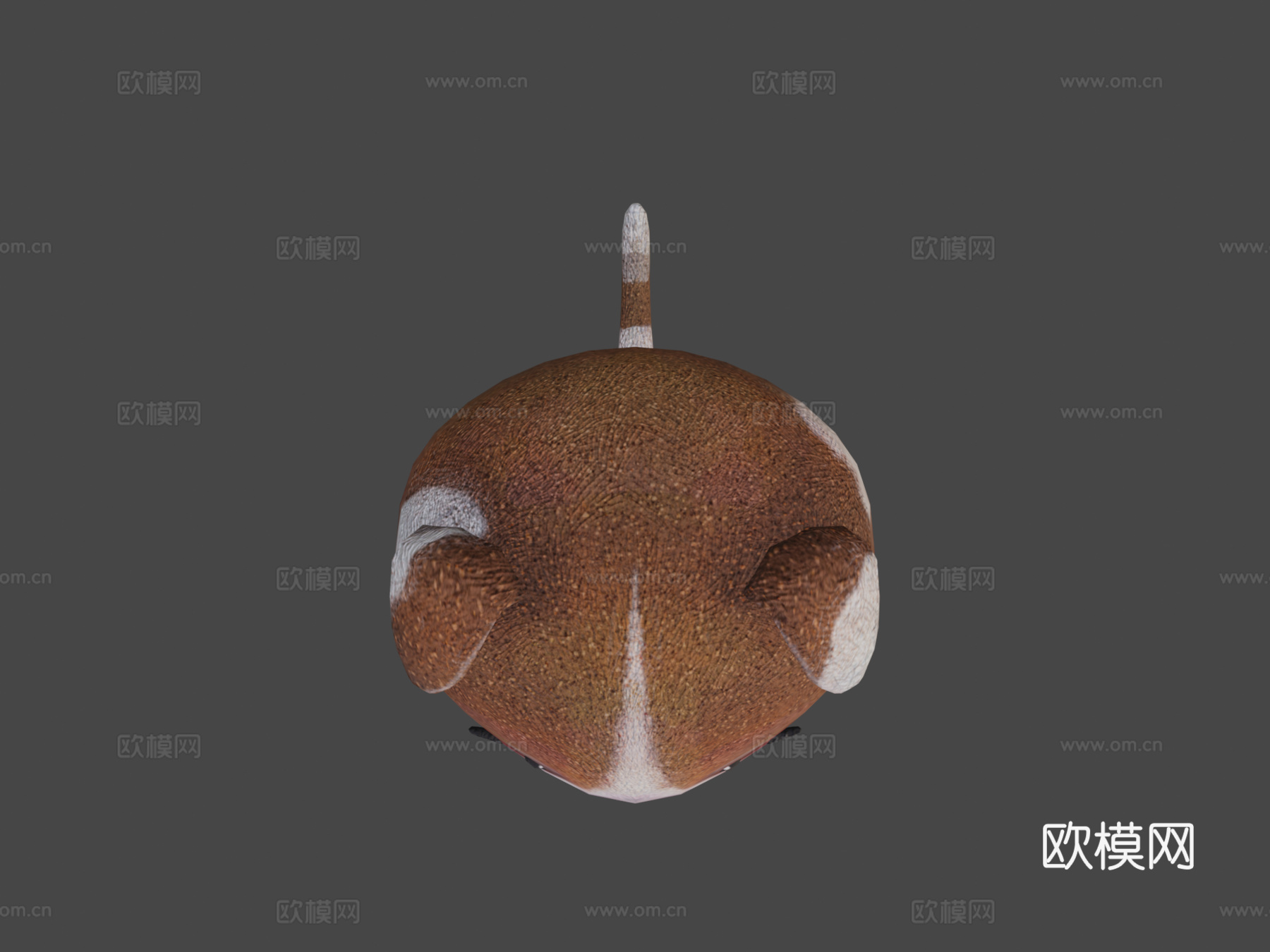 可爱胖狗su模型