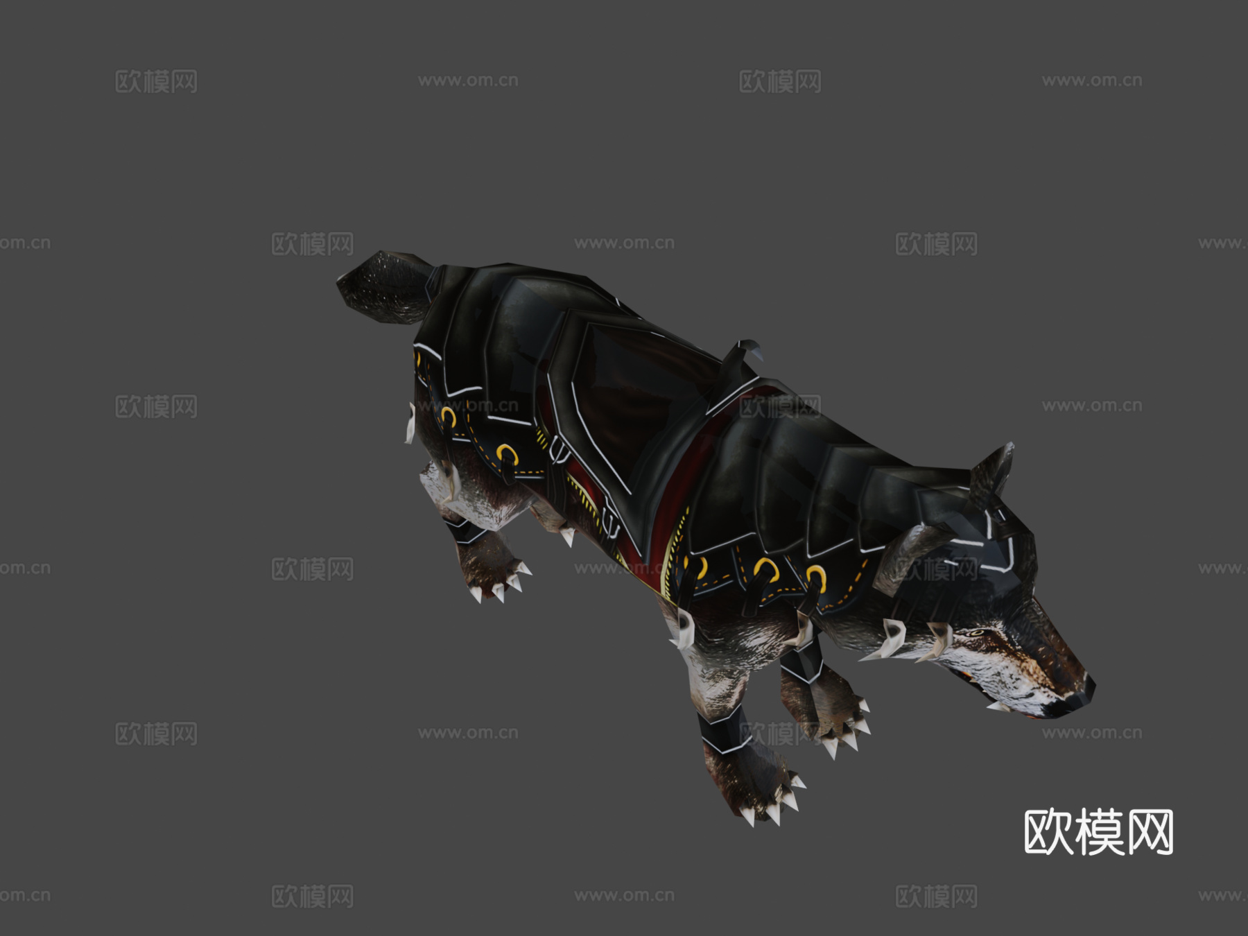 RT幻想坐骑狼su模型