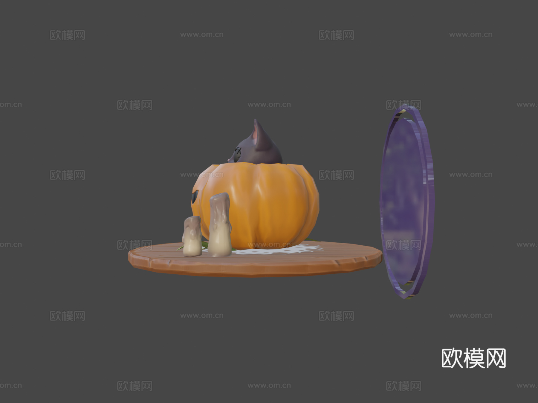 幽灵南瓜猫su模型