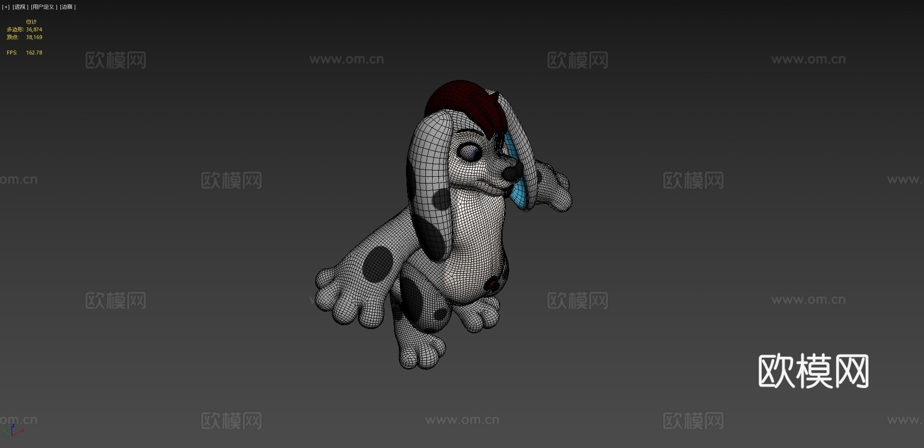 充气兔子芬利委托su模型